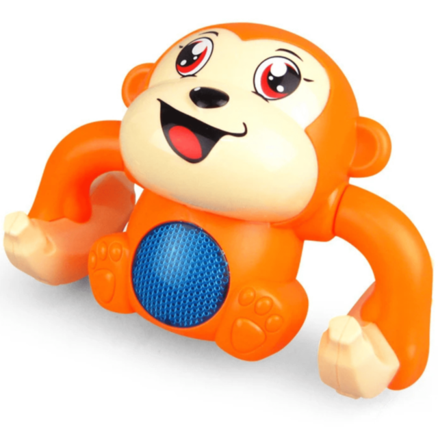 Maimuțică Interactivă cu Lumină și Sunet (culoare aleatorie)