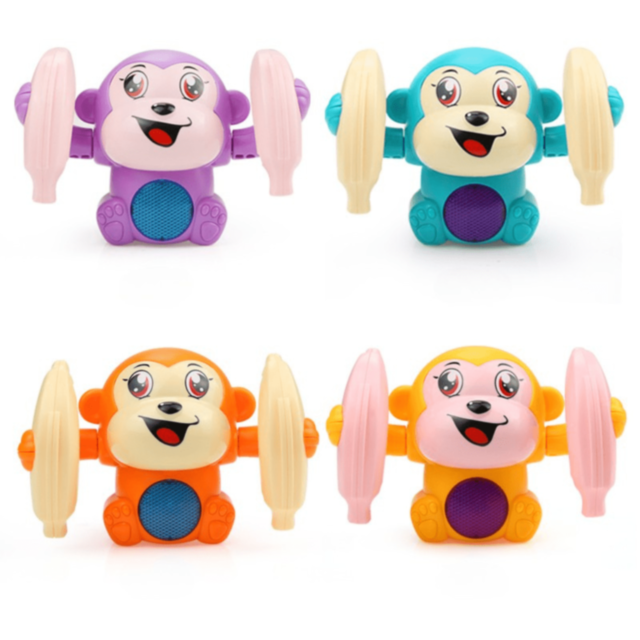 Maimuțică Interactivă cu Lumină și Sunet (culoare aleatorie)