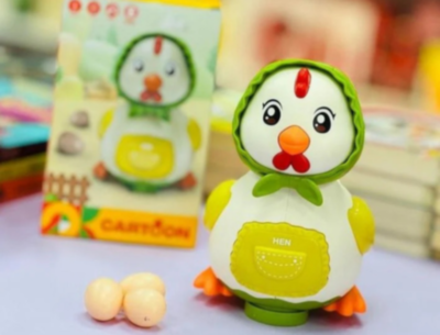 Găinușă Electrică cu Funcție de Pus Ouă, Muzică și Lumini  | image