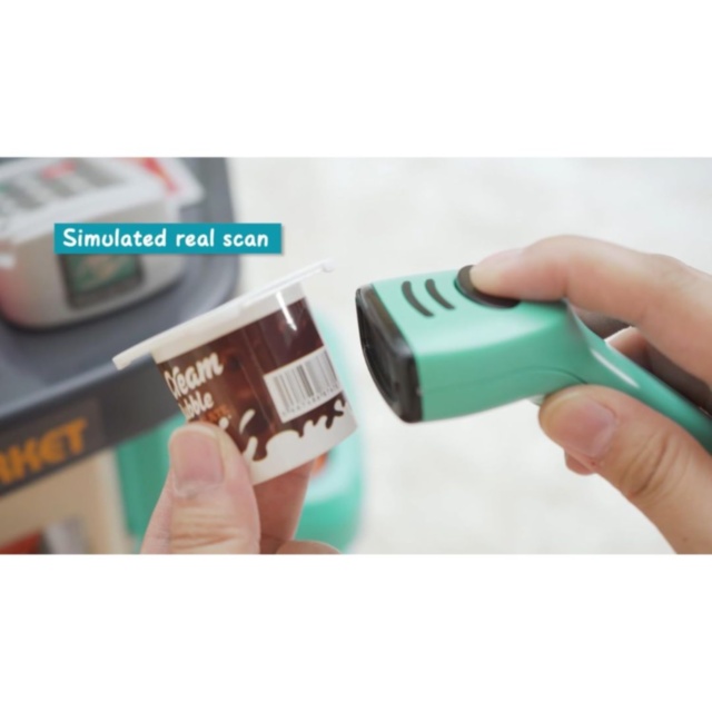 Mini Supermarket pentru Copii cu Cărucior și Casă