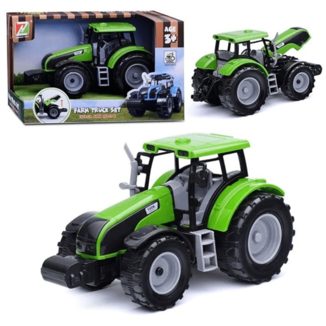 Tractor Fermă cu Mecanism Inerțial (culoare aleatorie) 