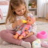 Păpușă bebeluș 28 cm cu sunete și accesorii