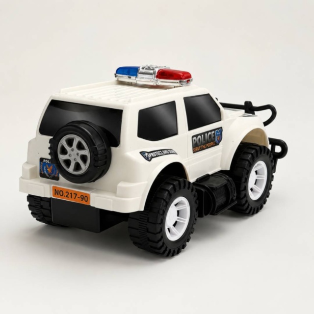 Mașină de poliție SUV cu inerție, lungime 31 cm