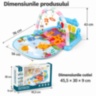 Covoraș de activități pentru bebeluși cu pian muzical