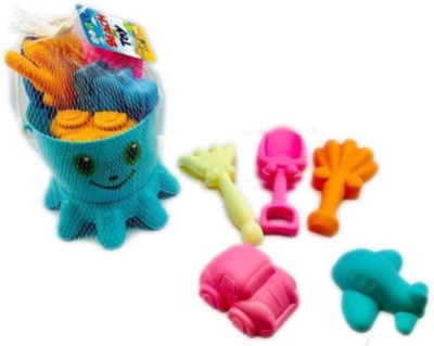 Găletușă cu 5 Accesorii de Nisip, 24cm | image