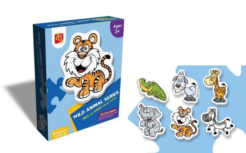 Baby Puzzle 6 în 1 "Animale"