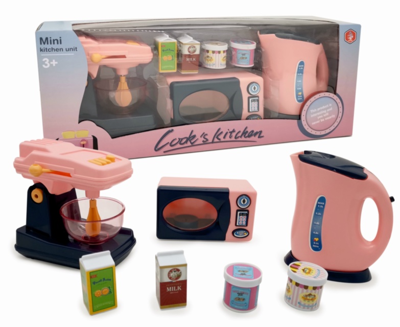 Set 3 Electrocasnice cu Accesorii (fără baterii) 