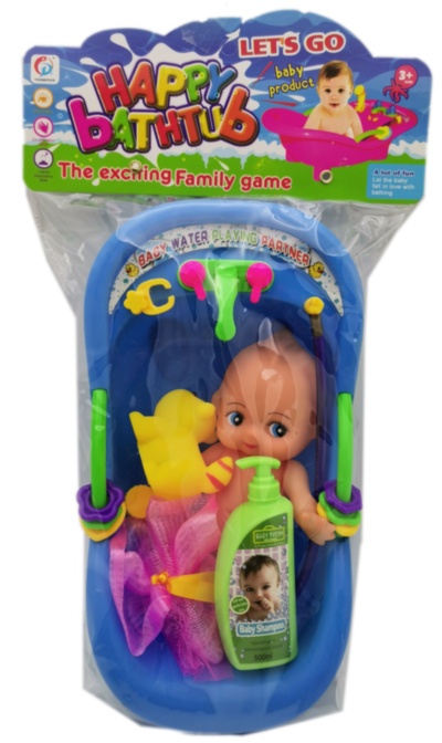 Bebeluș cu Cădiță, Rățușcă și Accesorii de Baie | image