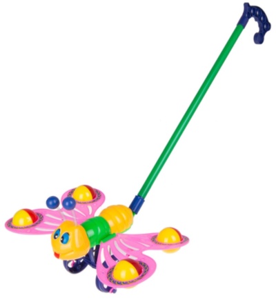 Fluture pe Băț de Împins  | image