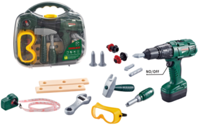 Trusa Bormașină Electrică cu Scule și Unelte de Construcție | image