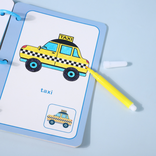 Set Creativ Montessori - Cărți de Colorat și Răzuire – Tematică Viața Marină