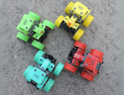 Tractor de Jucărie cu Roți Mari și Suspensie, Model Aleatoriu | image