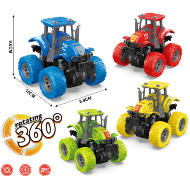 Tractor de Jucărie cu Roți Mari și Suspensie, Model Aleatoriu