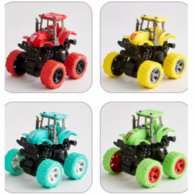 Tractor de Jucărie cu Roți Mari și Suspensie, Model Aleatoriu