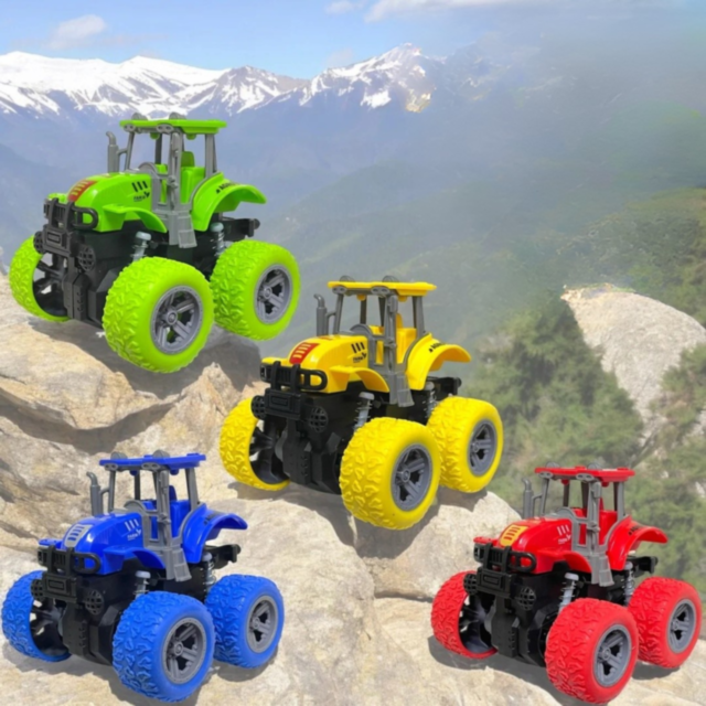 Tractor de Jucărie cu Roți Mari și Suspensie, Model Aleatoriu