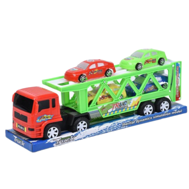 Camion Transport Mașini cu Platformă Etajată pentru Copii (culoare aleatorie)