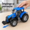 Tractor de jucărie cu inerție și capotă mobilă