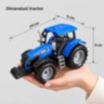 Tractor de jucărie cu inerție și capotă mobilă