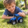 Tractor de jucărie cu inerție și capotă mobilă