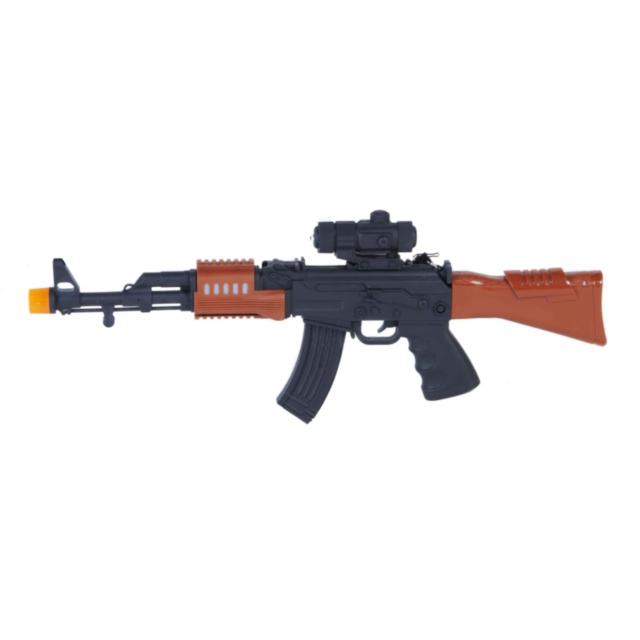 Mitraliera AK-47 cu Sunete și Lumini, 52cm