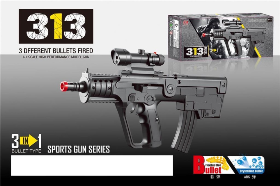 Mitraliera L-85, Trage cu Bile din Gelatină și Bile Moi din Burete