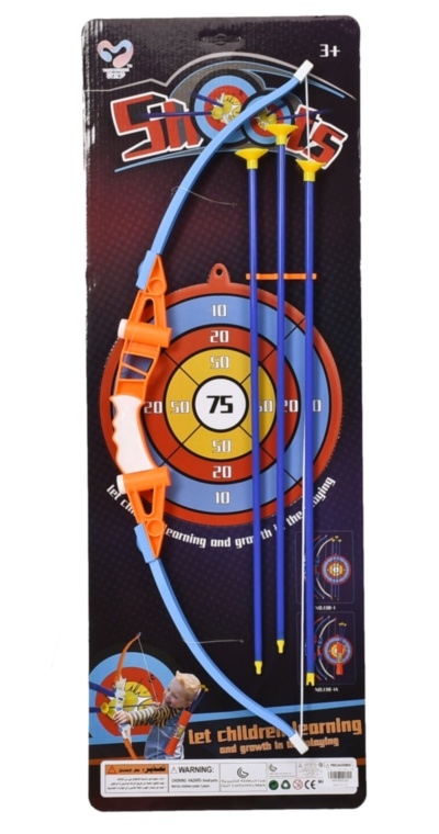 Arc cu 3 Săgeți și Țintă, 76cm | image
