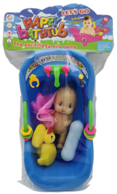 Bebeluș cu Cădiță, Rățușcă și Accesorii de Baie | image