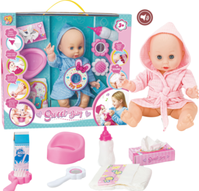 Bebelușul Interactiv cu Sunete, Pampers, Oliță, Biberon, face pi-pi la oliță | image