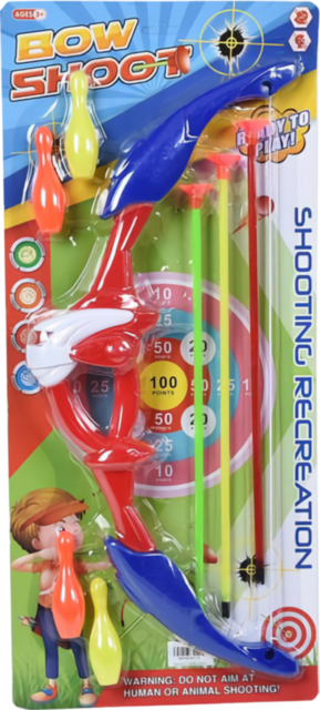 Arc cu 3 Săgeți și Țintă, 50cm