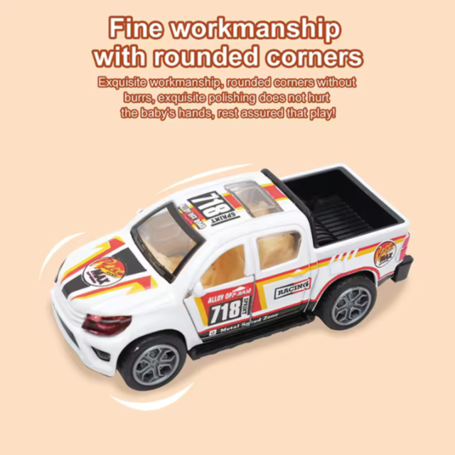 1buc. Mașină de teren din aliaj – Model Pull-Back, culoare aleatorie