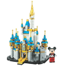 Castelul Disney de construcție cu figurina Mickey Mouse