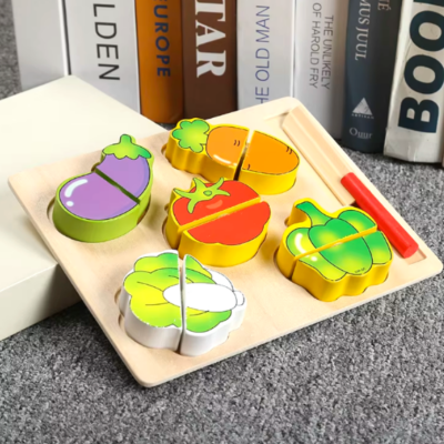 Set de Legume din Lemn pentru Tăiat | image