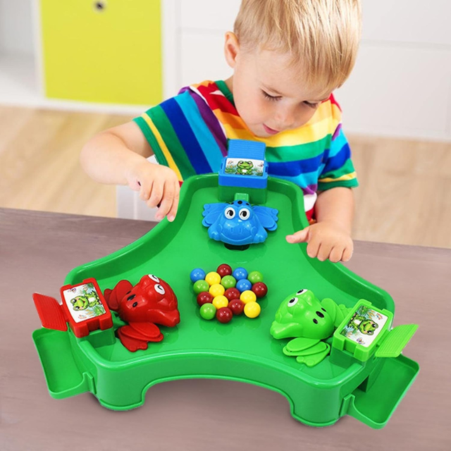 Joc Interactiv Crazy Frog cu Broscuțe Mâncăcioase și Bile Colorate