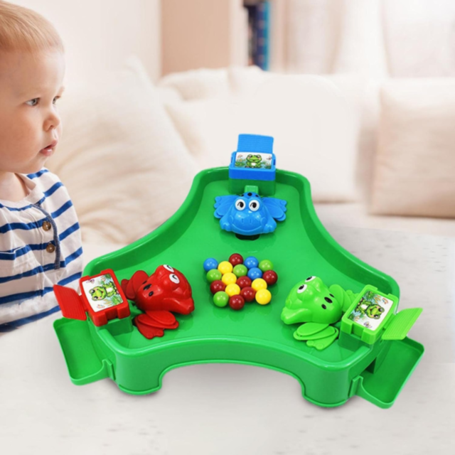 Joc Interactiv Crazy Frog cu Broscuțe Mâncăcioase și Bile Colorate