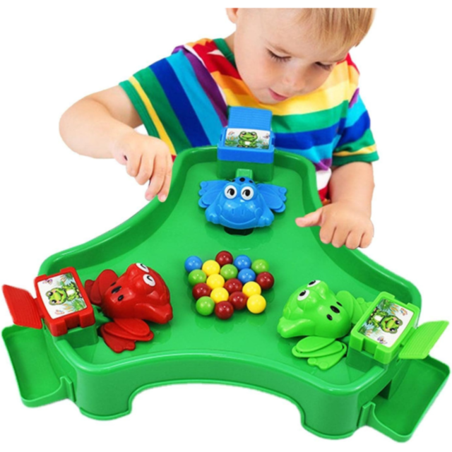 Joc Interactiv Crazy Frog cu Broscuțe Mâncăcioase și Bile Colorate