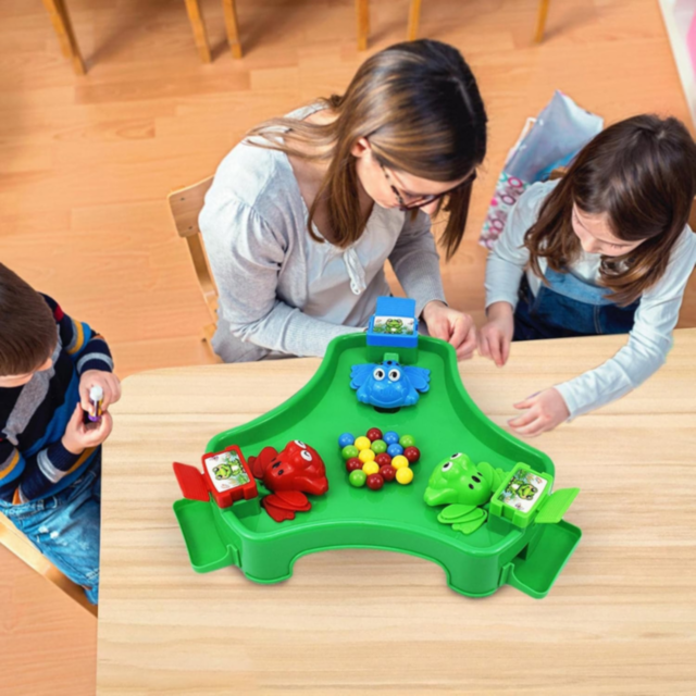 Joc Interactiv Crazy Frog cu Broscuțe Mâncăcioase și Bile Colorate