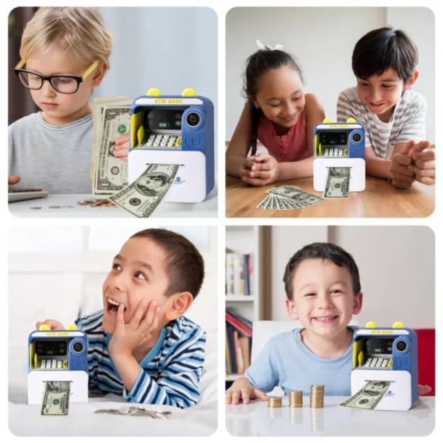 Pușculiță Interactivă ATM cu Recunoaștere Facială Simulată