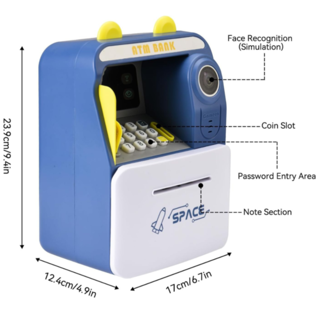 Pușculiță Interactivă ATM cu Recunoaștere Facială Simulată