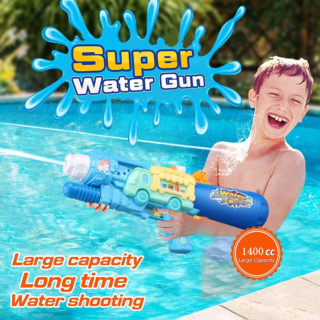 Pistol cu Apă 750 ml, Design Food Truck (culoare aleatorie)