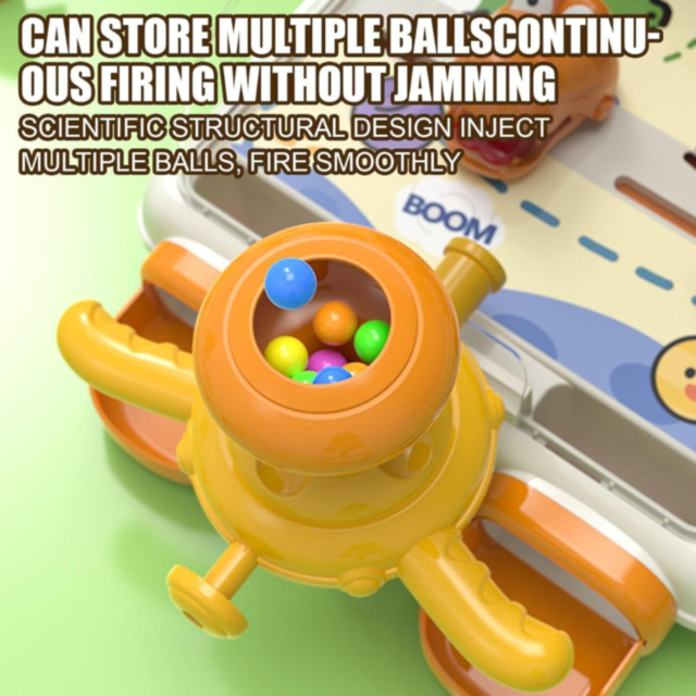 Mașină de Pinball Interactivă cu Crocodili și Bile Colorate (culoare aleatorie)