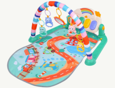 Saltea Interactivă Bebe cu Pian și Jucării Suspendate | image