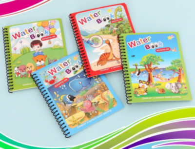 1buc. Carte Magică de Colorat Reutilizabilă cu Apă (model aleatoriu) | image