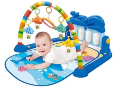 Covoraș Muzical pentru Bebeluși cu Pian și Arc | image