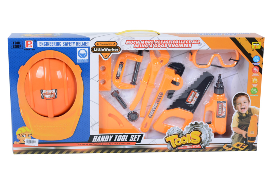 Set Unelte de Construcție cu Cască
