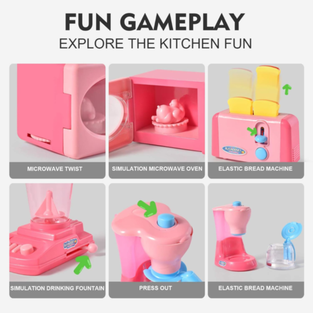 Set de Joacă Bucătărie Interactivă pentru Copii