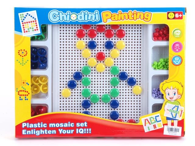 Mozaic cu Pioneze Colorate 