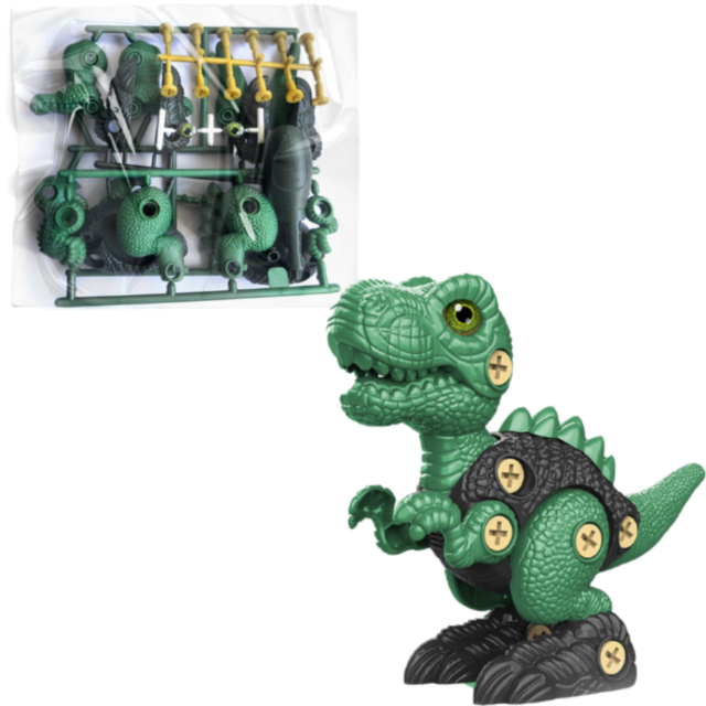 Dinozaur de Asamblat DIY cu Șurubelniță | Jucărie Educativă pentru Copii