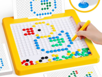 Tabla Magnetică de Desen și Sortare cu Cartonașe | image