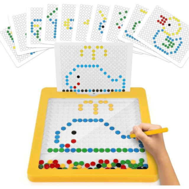 Tabla Magnetică de Desen și Sortare cu Cartonașe