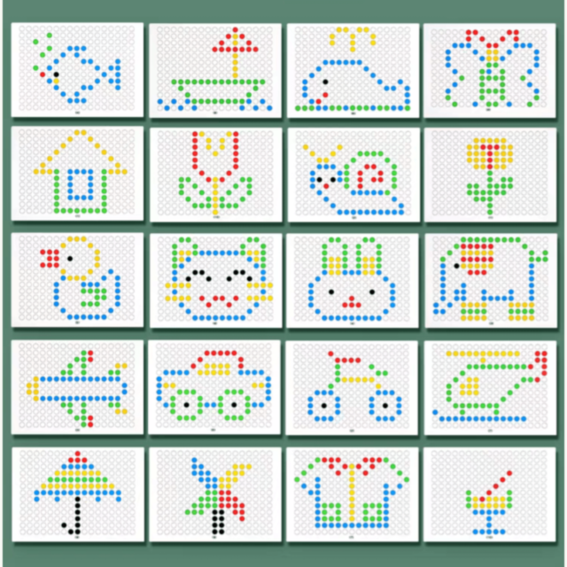 Tabla Magnetică de Desen și Sortare cu Cartonașe